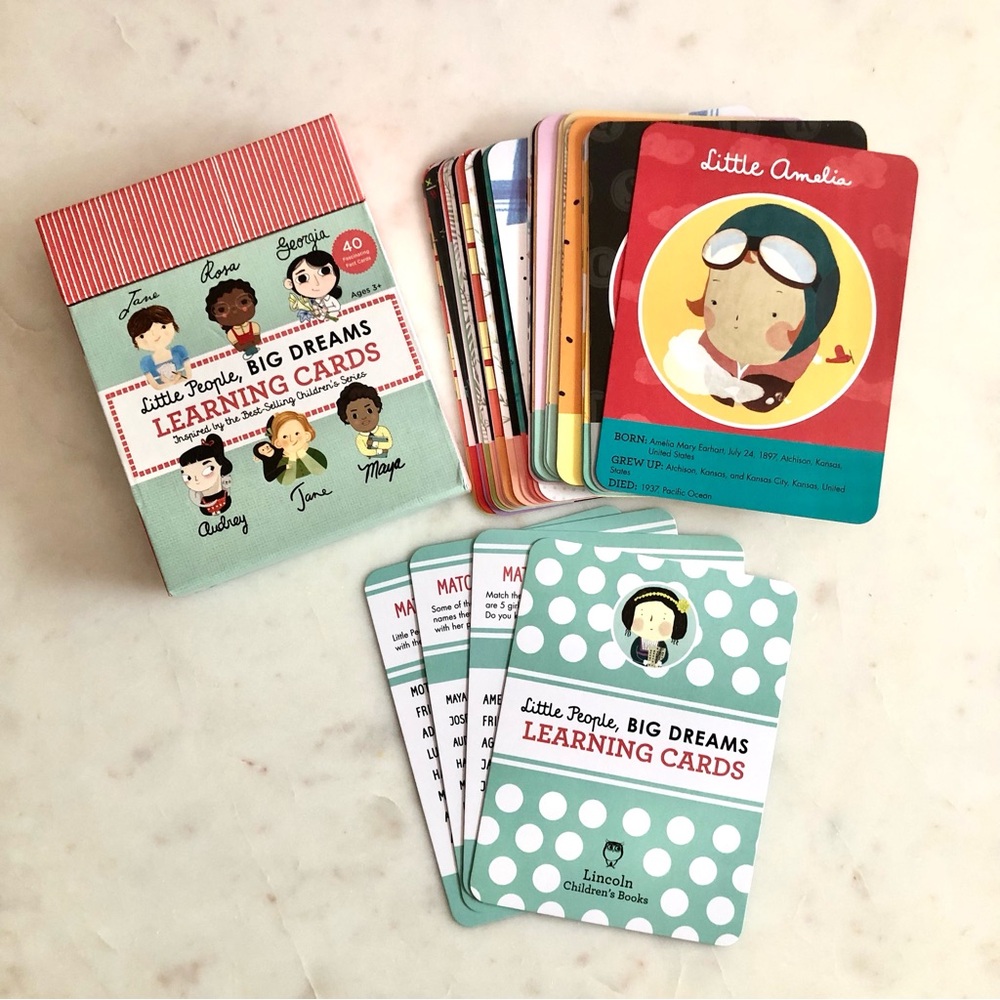 Little People, Big Dreams Learning Cards (40 Facts Cards)